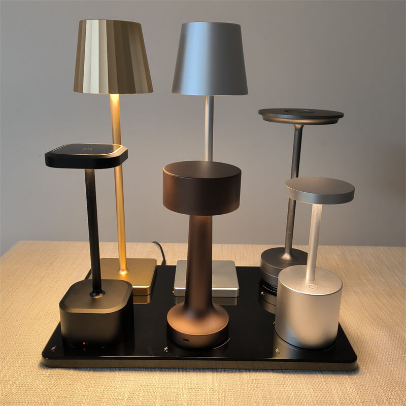 portable table lamps charging pad 6in1